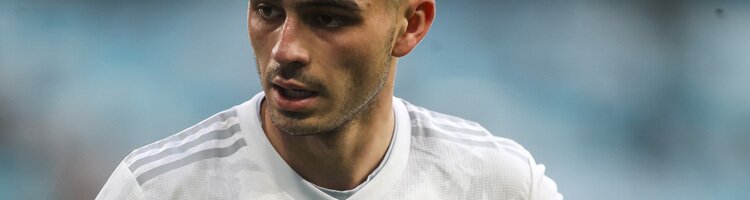 Imagen de Pedri con la camiseta de la selección española. Cuotas Fútbol de las Olimpiadas 2021